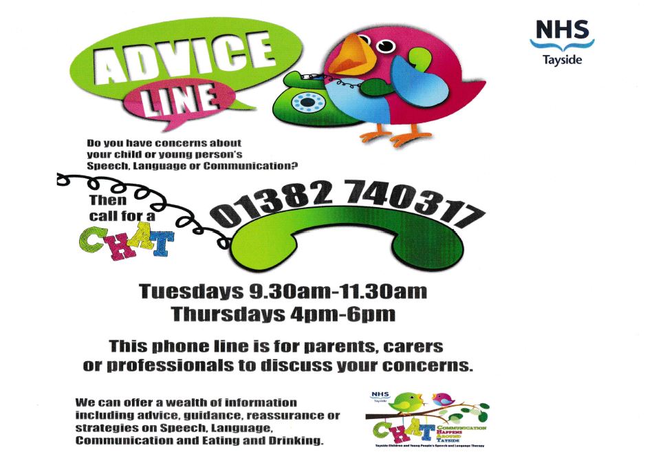Child or Young Persons Speech and Language Advice Line